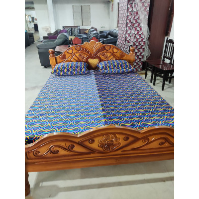 Perfect Homes Opus Engineered Wooden Queen Size Cot By Subashini Enterprises