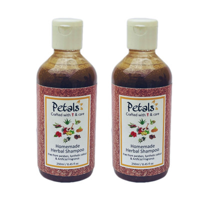 Petals Herbal Shampoo  250ml - Pack Of 2
