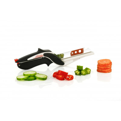 Aalok Stainless Steel Blades, Veg Chopper , Smart Clever Cutter 4 In 1