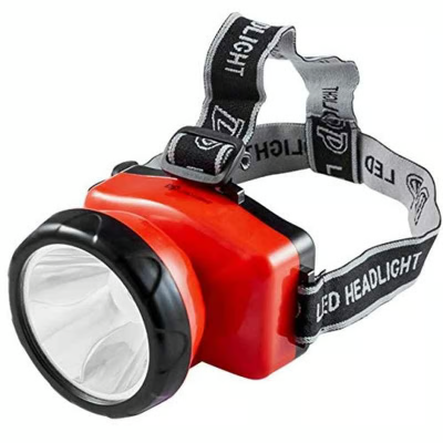 Dp 30w Plastic Red Rechargeable Led Headlamp-744c | Adjustable Brightness Headlamp | Elastic Head Strap Light