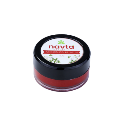 Manjishta Lip Balm 10g – Herbal Lip Care With Complete Protection | Nourishes & Heals Dry, Chapped Lips For Daily Use